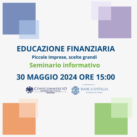Educazione finanziaria – seminario informativo