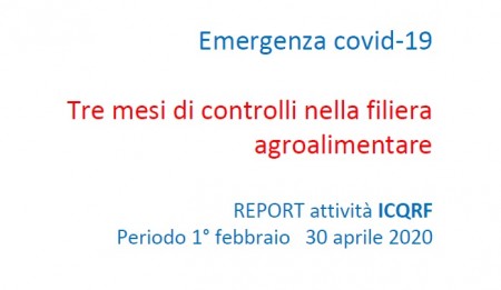 Report controlli alimentari – COVID-19