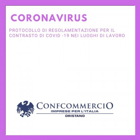 Protocollo di regolamentazione per il contrasto di COVID -19 nei luoghi di lavoro