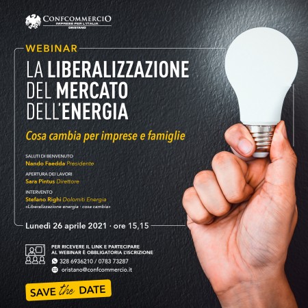 La liberalizzazione del mercato dell’energia – Webinar