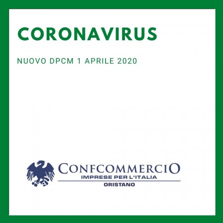 Nuovo DPCM 1 aprile 2020