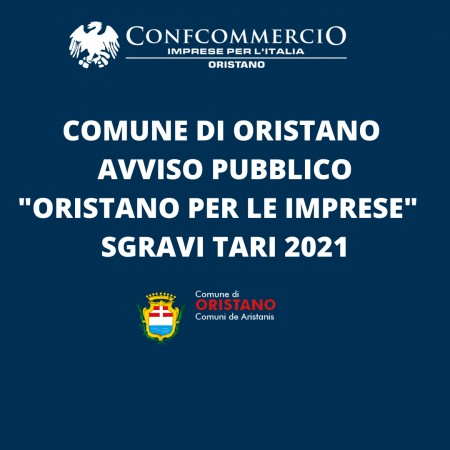 Oristano per le imprese – Dal 2 agosto al 1 ottobre le domande per gli sgravi TARI