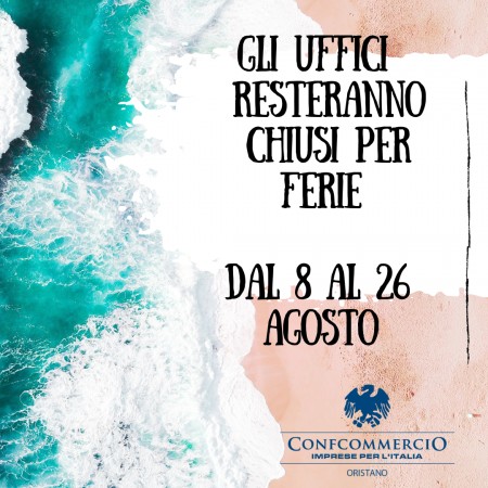CHIUSURA ESTIVA DEGLI UFFICI