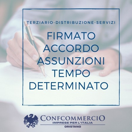 Accordo regionale assunzioni a tempo determinato