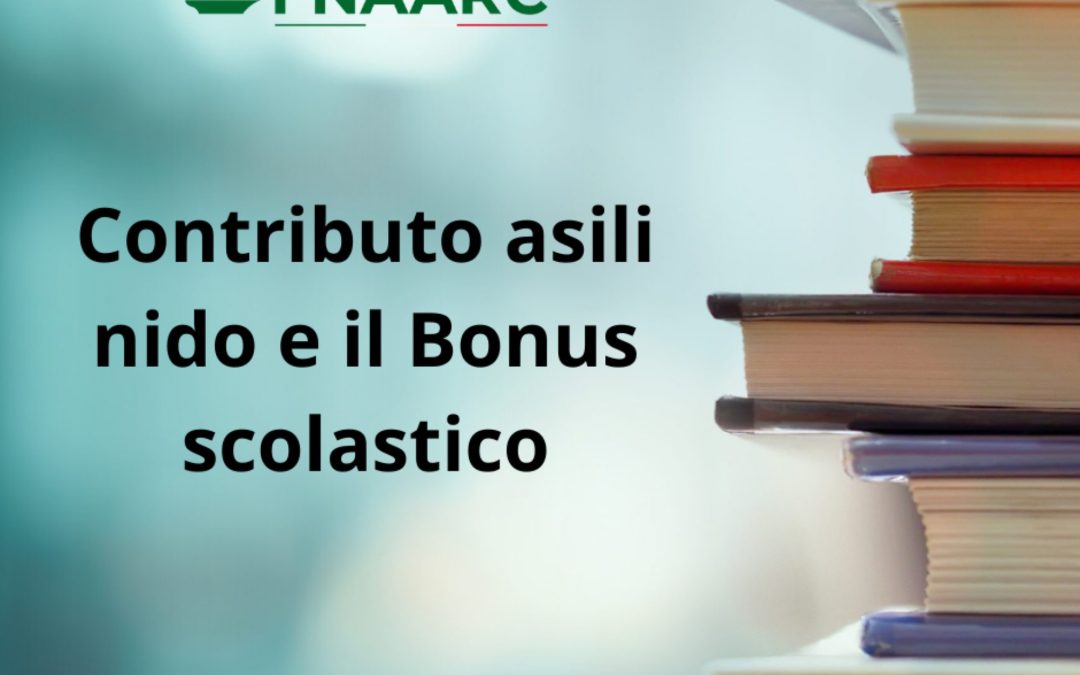 Contributo Asili Nido e Bonus Scolastico