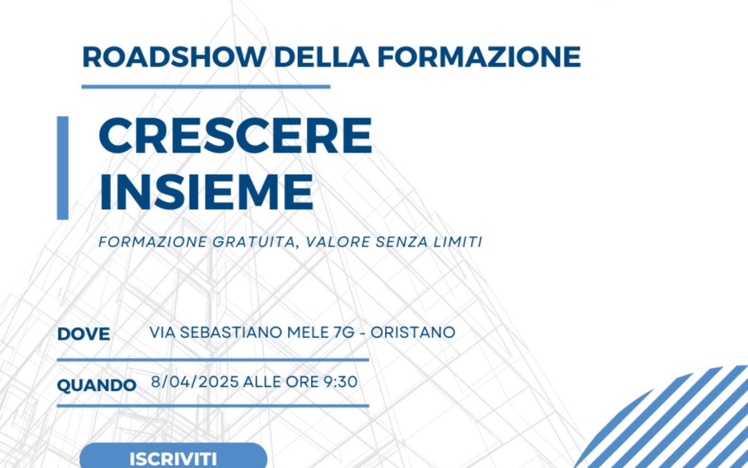 Crescere Insieme – Road Show della formazione