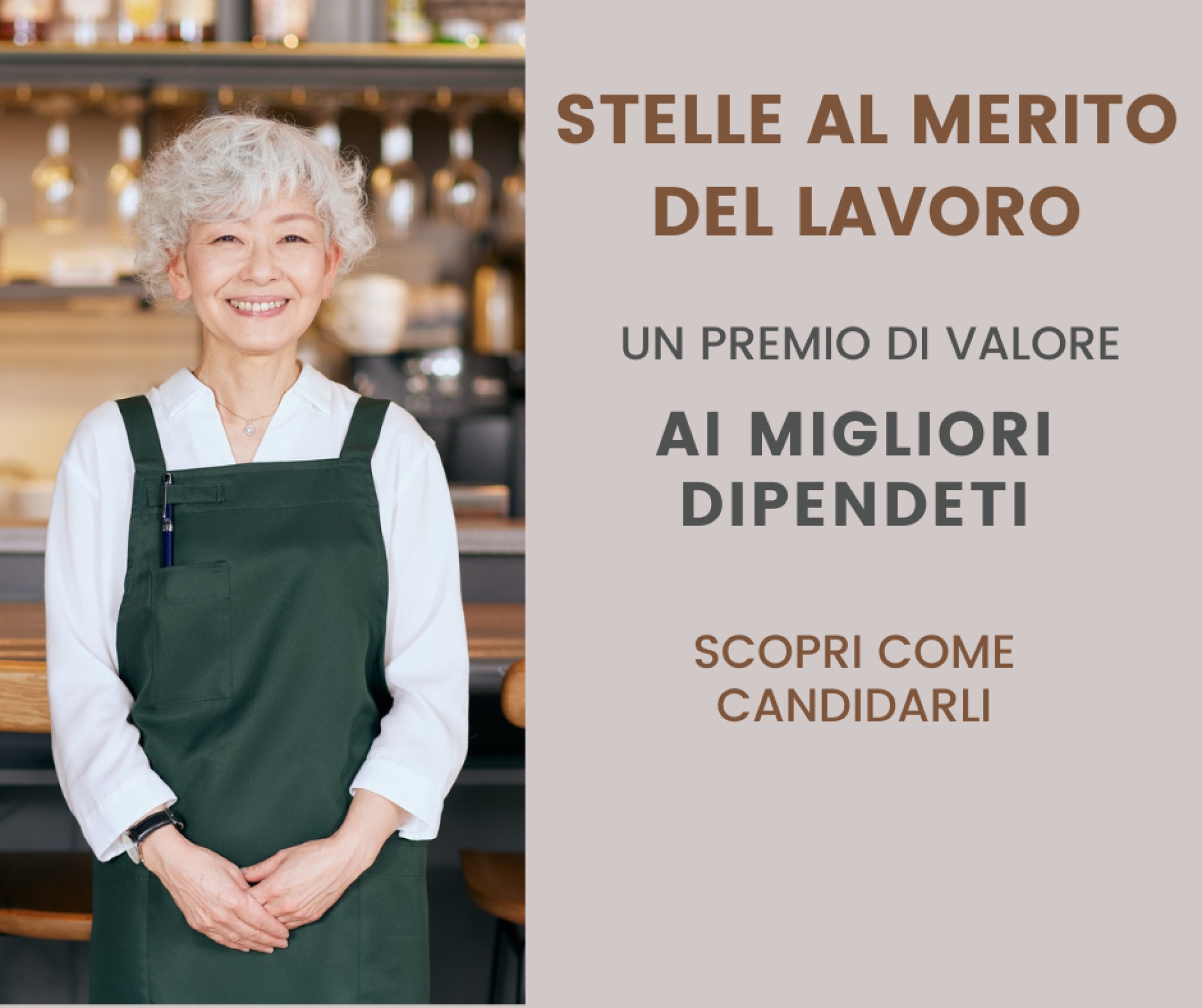 “Stella al merito del lavoro”: un’opportunità per le aziende associate a favore dei propri dipendenti